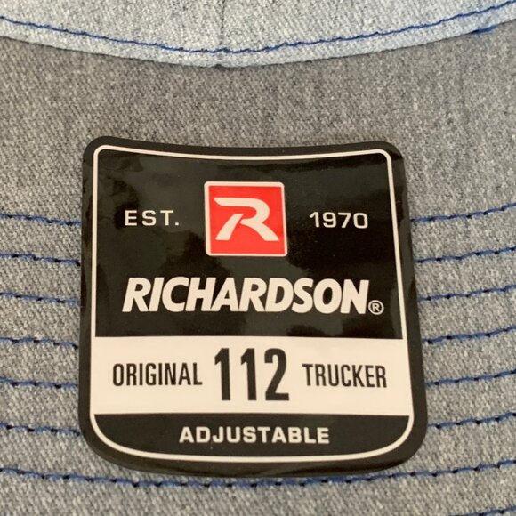 RICHARDSON ORIGINAL 112 TRUCKER CAP, WOUNDED WARRIOR, ADJUSTABLE - Picture 2 of 4
